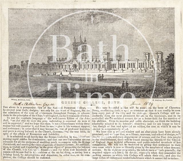 Queen's College, Bath 1839