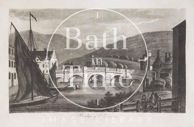 Bridge of St. Laurence (the Old Bridge), Bath 1792