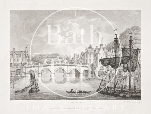 Bath Bridge (the Old Bridge), Bath 1794