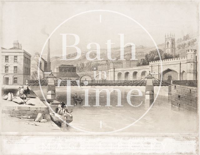 Mr. Dredge's design for the Bath Bridge, Bath c.1850