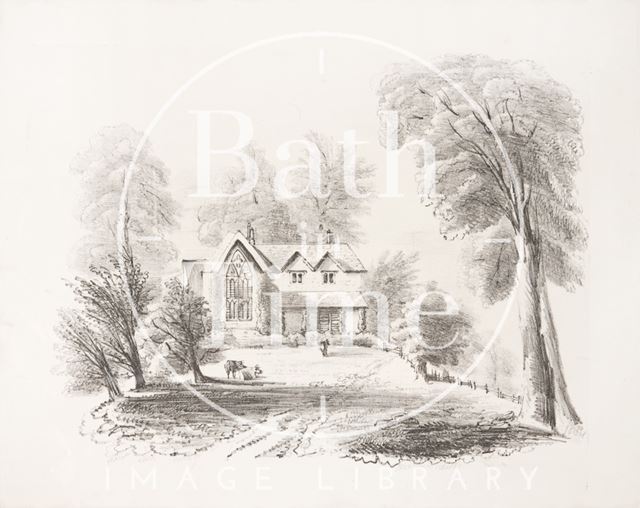 Butt Ash Cottage, Widcombe, Bath 1854