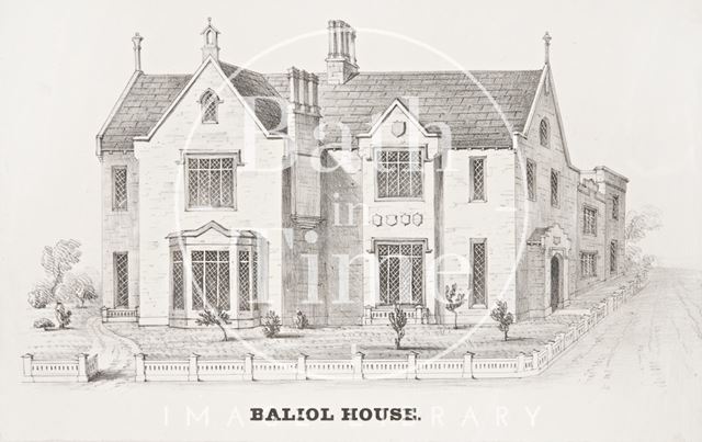 Baliol House, Prior Park Road, Bath c.1843