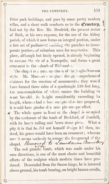 Rambles about Bath and its Neighbourhood, page 115 1847