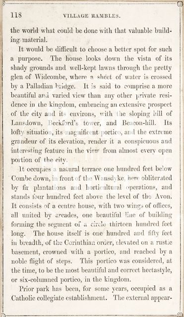 Rambles about Bath and its Neighbourhood, page 118 1847