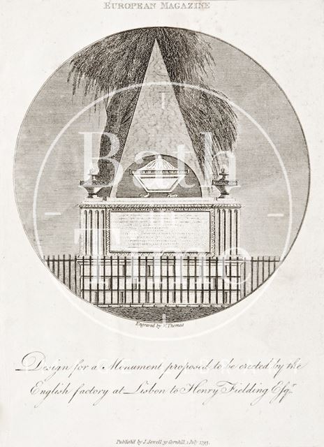 Design for a monument to Henry Fielding 1793