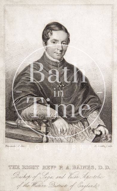 The Right Revd. P.A. Baines, D.D. (1786-1843) 1844