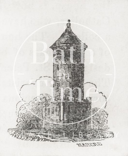 Temple of the Winds, Ralph Allen's Monument, Bath 1845