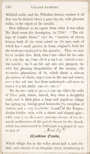 Rambles about Bath and its Neighbourhood, page 130 1847