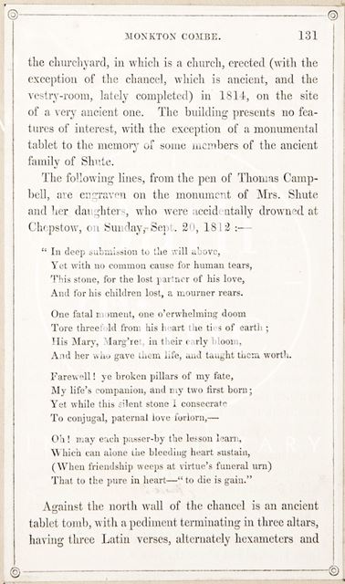 Rambles about Bath and its Neighbourhood, page 131 1847