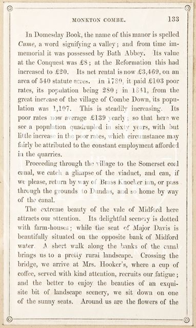 Rambles about Bath and its Neighbourhood, page 133 1847