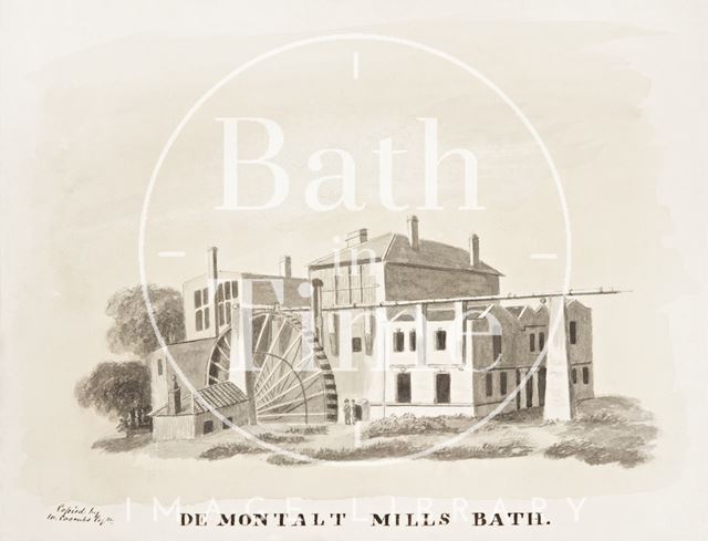 De Montalt Mills, Combe Down, Bath c.1850