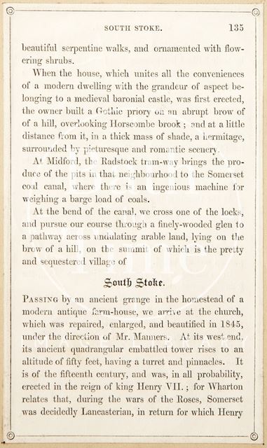 Rambles about Bath and its Neighbourhood, page 135 1847