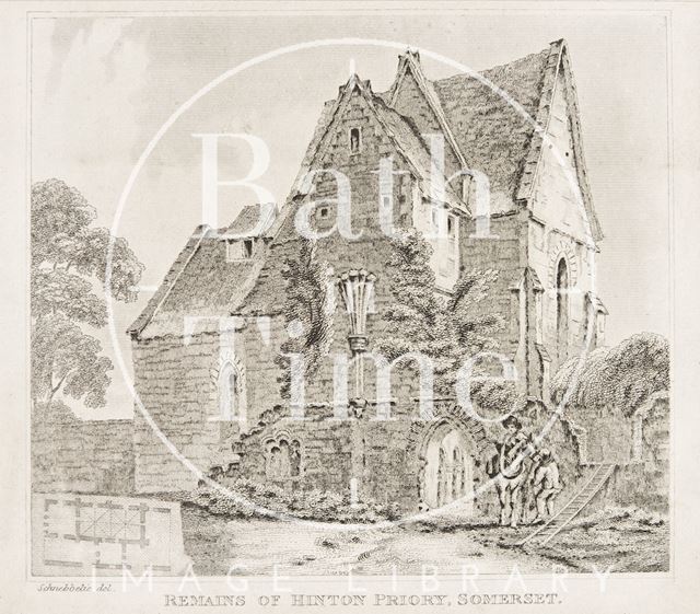 Remains of Hinton Priory, Hinton Charterhouse 1830