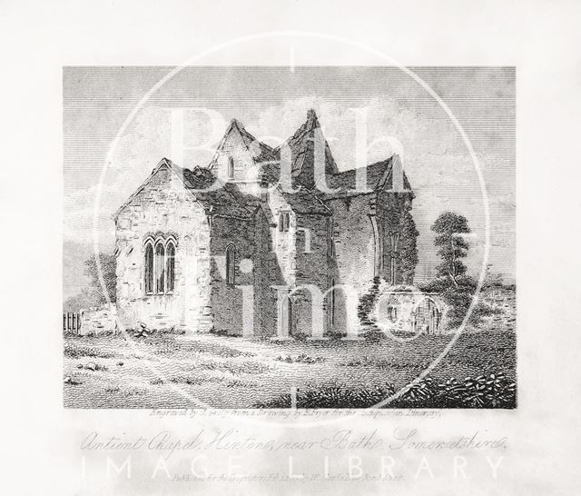 Ancient Chapel, Hinton near Bath, Somersetshire 1817