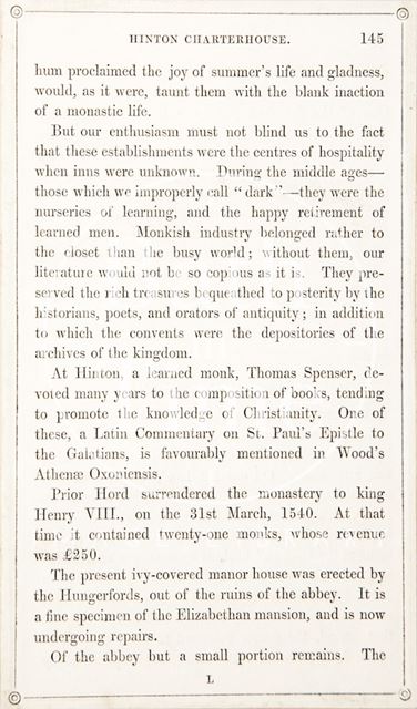 Rambles about Bath and its Neighbourhood, page 145 1847