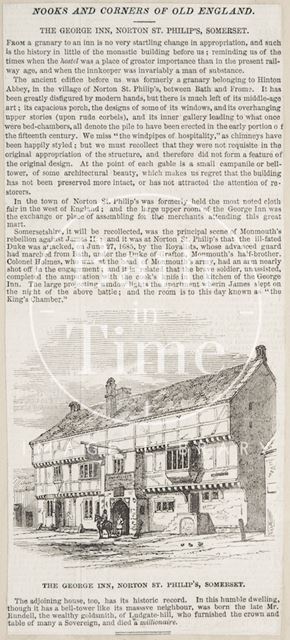 The George Inn, Norton St. Philip 1849