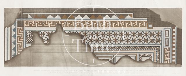 Mosaic pavement discovered at Wellow 1823