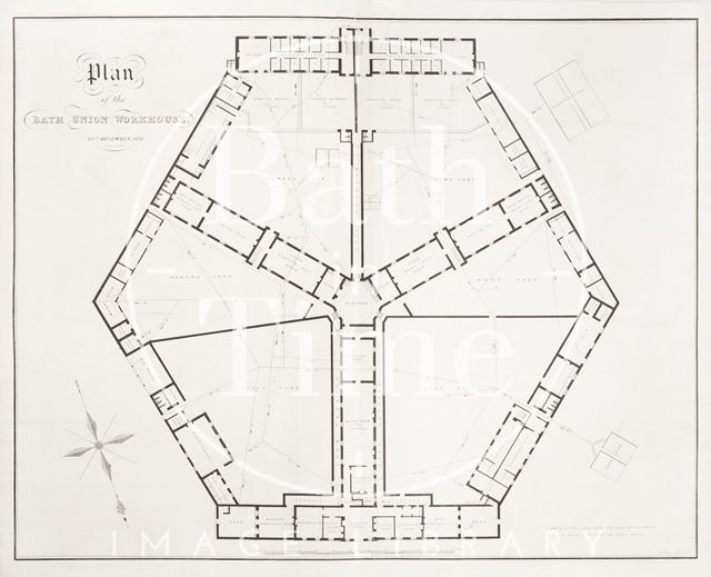 Plan of Bath Union Workhouse 1838