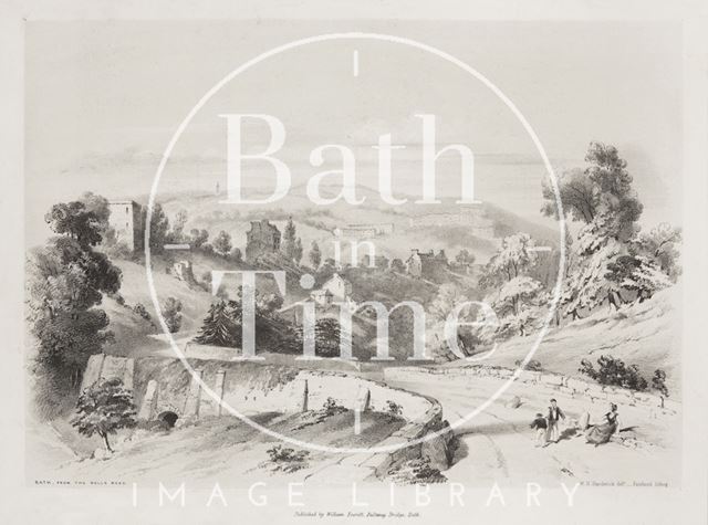 Bath from the Wells Road c.1839