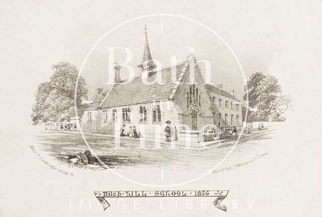 Rush Hill School, Bath 1856