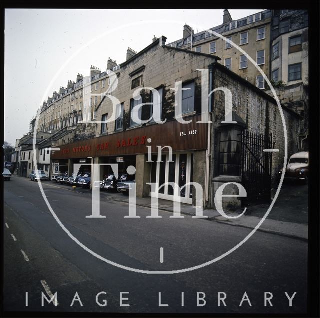 Snowdon. Walcot Street and rear of Paragon Buildings, Bath 1972