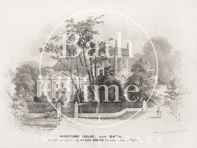 Widcombe Manor near Bath 1839