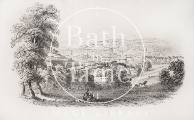 View of Bath from Widcombe c.1850