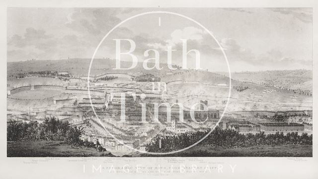 A Panoramic View of Bath from Beechen Cliff 1825