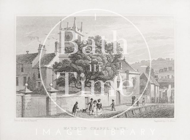 Maudlin (St. Mary Magdalen's) Chapel, Holloway, Bath 1829