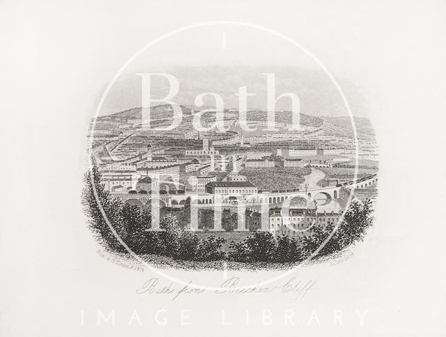 Bath, from Beechen Cliff 1854