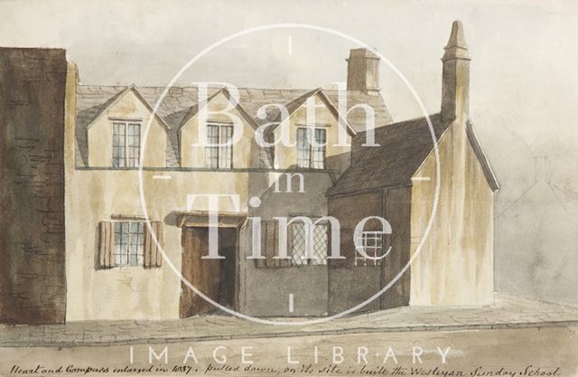 Heart and Compass, Cumberland Row, Bath c.1850