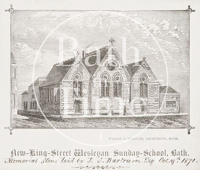 New King Street Wesleyan Sunday School, Bath c.1870