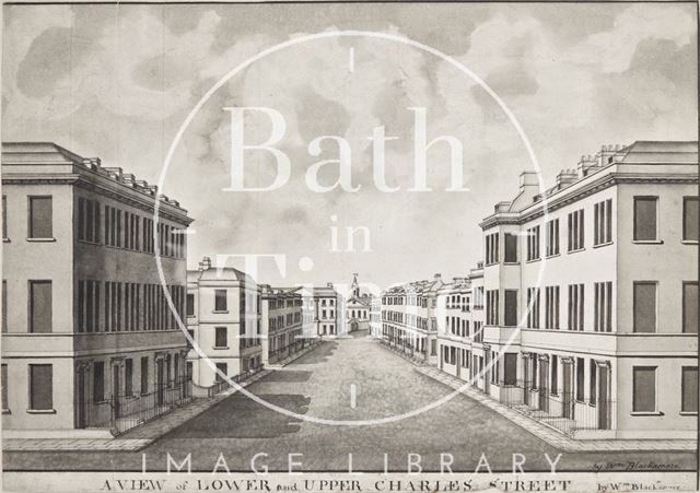 A View of Lower and Upper Charles Street, Bath c.1785