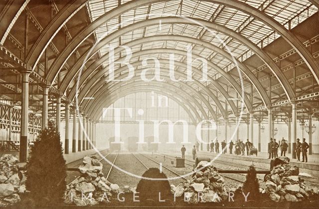 Interior of Green Park Station, Bath c.1870?