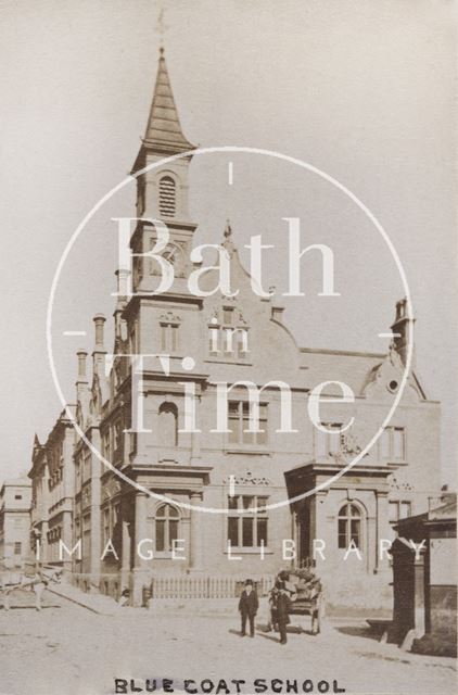 Blue Coat School, Upper Borough Walls, Sawclose, Bath c.1880