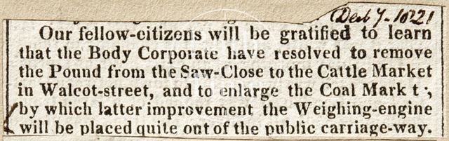 Removal of the pound from the Saw-Close (Sawclose), Bath 1821