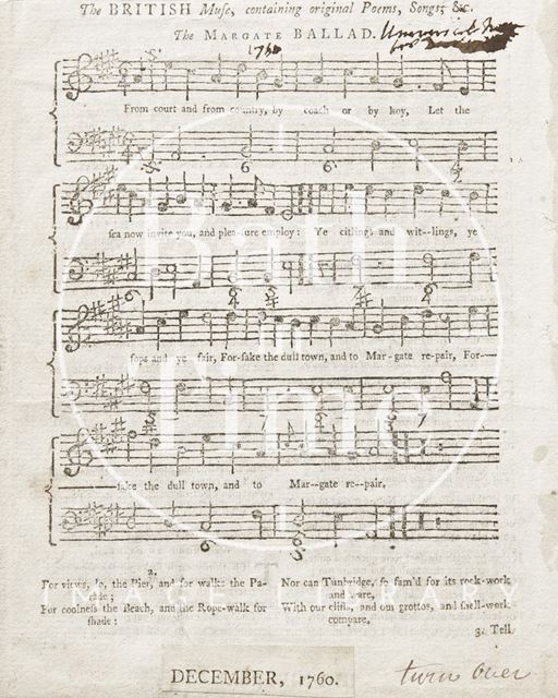 The Margate Ballad 1760