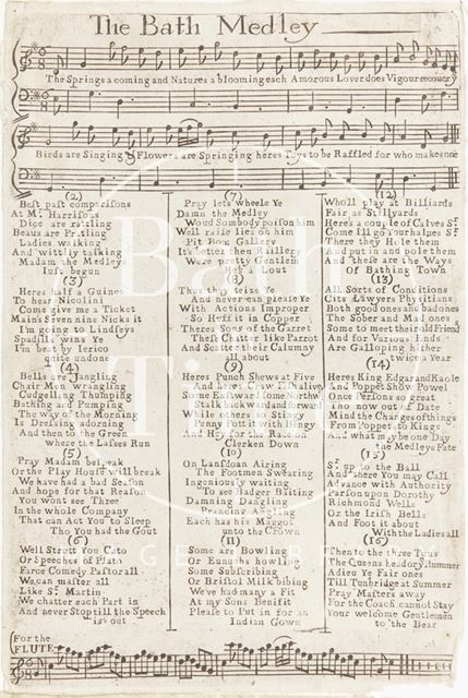 The Bath Medley c.1740