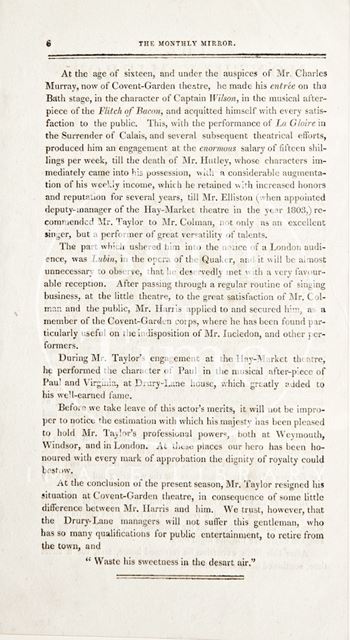 Biographical sketch of Mr. Taylor 1805 - continued