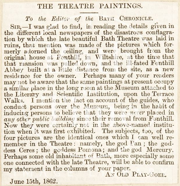 The Theatre Paintings 1862