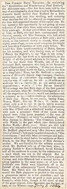 The Former Bath Theatre 1864