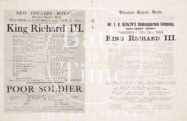 Centenary of the opening of the Theatre Royal, Bath in Beauford Square, Bath 1905 - continued