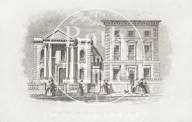 Moravian Chapel & Savings Bank, Charlotte Street, Bath c.1845