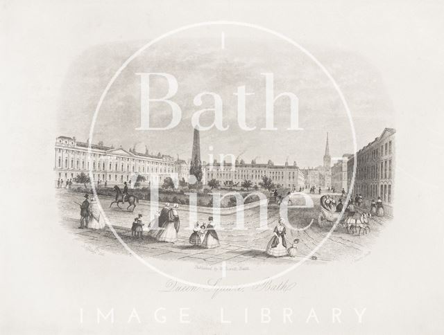 Queen Square, Bath 1850