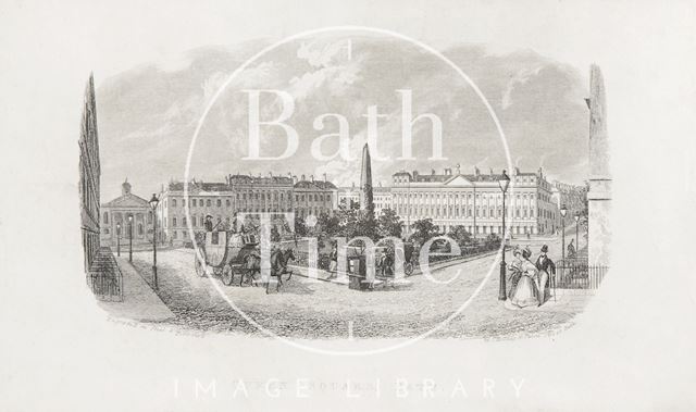 Queen Square, Bath c.1837