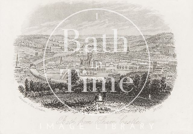 View of Bath from Sham Castle c.1850