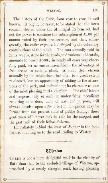 A page from Rambles about Bath and its Neighbourhood 1847