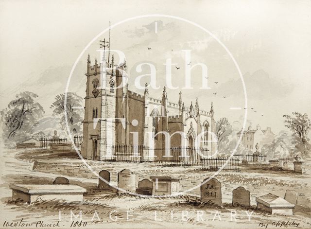 Weston Church, Bath 1850