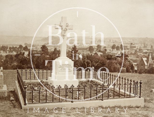 A memorial of Charlotte St. John at Weston, Bath 1870