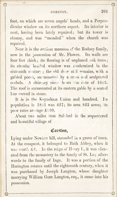 A page from Rambles about Bath and its Neighbourhood 1847